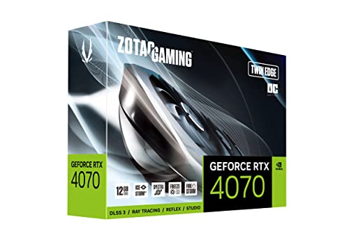 ZOTAC Tarjeta Gráfica GeForce RTX 4070 Twin Edge OC 12 GB RAM GEFORCE RTX 4070