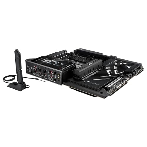 ASUS ROG Crosshair X870E Extreme - Placa Base AMD E-ATX, 20+2+2 etapas de Potencia, DDR5, PCIe 5.0 Compatible con GPU de próxima generación, Cinco M.2, Wi-Fi 7, ASUS AI Advisor, LCD de 5 Pulgadas