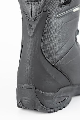 Nitro Capital TLS '22 Premium Highend Comfortable Snowboardschuhe Barco de Snowboard, Hombres, Negro, 27