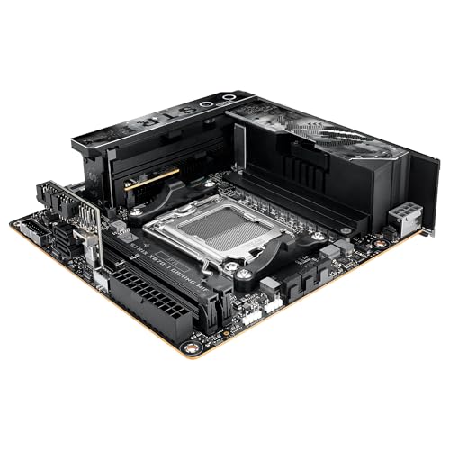 ASUS ROG Strix X870-I Gaming WiFi - Placa Base AMD Mini-ITX, 10+2+1 etapas de Potencia, DDR5, 2X M.2, PCIe 5.0 Compatible con GPU de última generación, WiFi 7, USB4, ROG Strix HIVE II