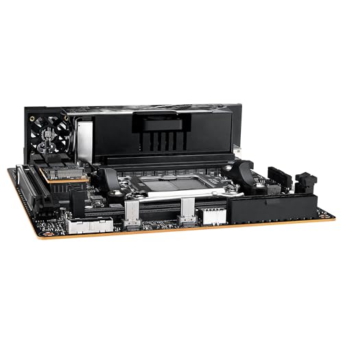 ASUS ROG Strix X870-I Gaming WiFi - Placa Base AMD Mini-ITX, 10+2+1 etapas de Potencia, DDR5, 2X M.2, PCIe 5.0 Compatible con GPU de última generación, WiFi 7, USB4, ROG Strix HIVE II