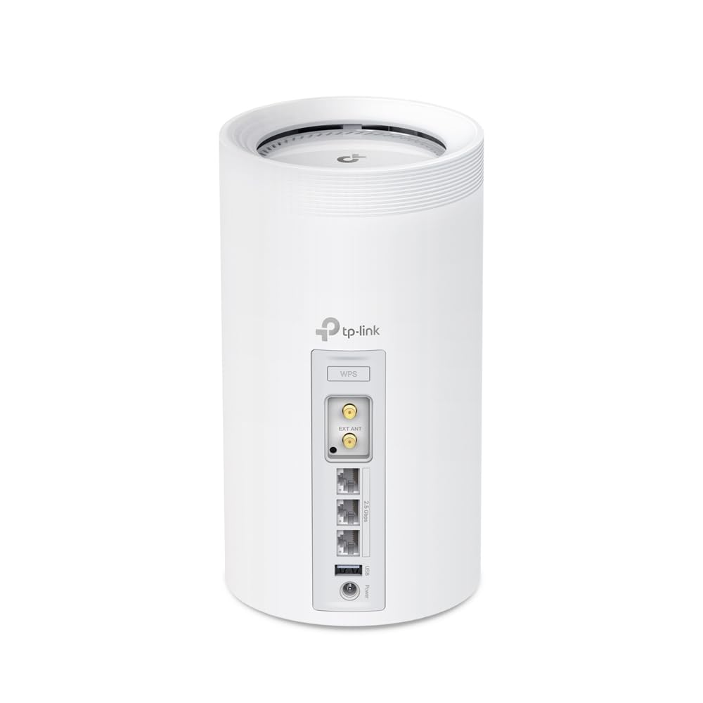 【2024 Nuevo】 TP-Link Deco BE65-5G (1 Paquete)|Sistema WiFi en Malla WiFi7 5G |BE9300 Tribanda, 5760 Mbps (6 GHz)|HomeShield|Operación multienlace|Plug and Play, Disfrute de la Red 5G