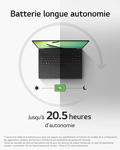 LG Notebook 16Z90Q-G.AA56F 16" 512 GB 16 GB RAM AZERTY AZERTY