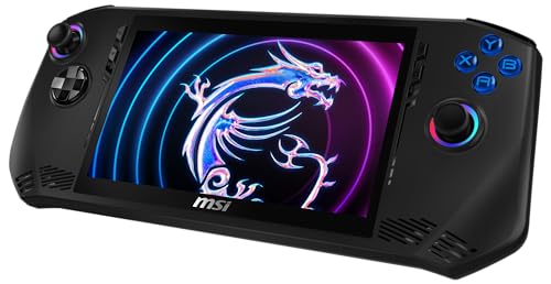 MSI Claw A1M-036 Gaming Handheld, 7 Pulgadas FHD 120Hz IPS Display Intel Core Ultra 5 Procesador 135H, 16GB RAM, SSD 512GB, Tarjeta gráfica Intel ARC, Windows 11 Home, Negro