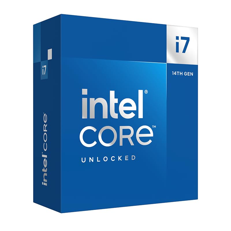 Intel Core i7-14700K, procesador para Equipos de sobremesa, 20 núcleos (8 P-Cores + 12 E-Cores) hasta 5,6 GHz