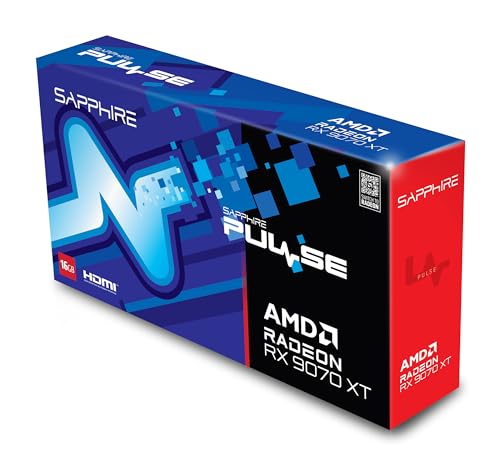 Sapphire Pulse AMD Radeon™ RX 9070 XT Gaming 16GB Dual HDMI/Dual DP