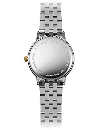 RAYMOND WEIL Reloj Analógico para Hombres de Cuarzo Suizo con Correa en Acero Inoxidable 5485-STP-00300