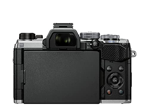 OM SYSTEM OM-5 Cámara con Sistema Micro Four Thirds, Sensor Live Mos de 20 MP, Estabilización de Imagen Mejorada de 5 Ejes, IP53, Handheld High Res Shot, Plata