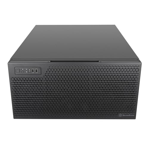 SilverStone Technology RM52, Chasis Servidor con Montura en Rack 5U con compatibilidad para disipadores duales de 360mm para refrigeración líquida, SST-RM52
