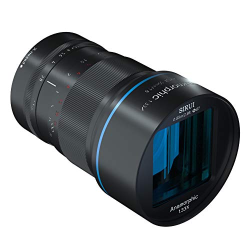 SIRUI Lente Anamórfica F1.8 de 50mm con Montura M4/3 para Montaje Micro APS-C, Lente de M43 para Olympus y Panasonic - SR-MEK7M