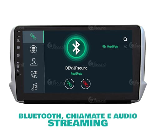 Radio de Coche para Peugeot 2008 208 Android GPS Bluetooth WiFi USB Dab+ Touchscreen 10" 8core Carplay AndroidAuto