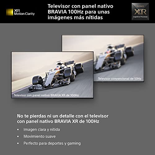 Sony BRAVIA XR - 50X90S/P televisor inteligente Google, Full Array de 50 pulgadas, 4K HDR 120Hz y HDMI 2.1 para PS5, Dolby Vision-Atmos, Pantalla Triluminos Pro