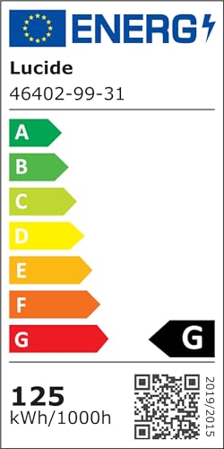 LUCIDE TRINITI - Lámpara colgante - Ø 80 cm - LED Regul. - 3000K - Blanco