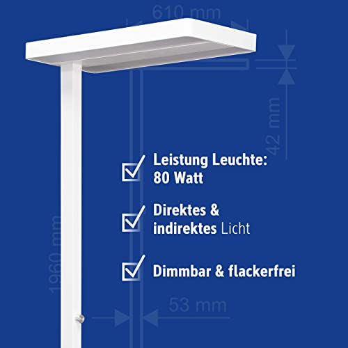 MAUL MAULjaval, Standfuss, 48 W, Blanco, Standfuß