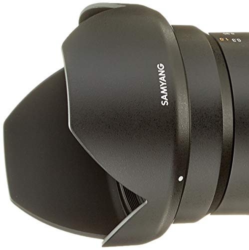Samyang F1312906101 - Objetivo para vídeo VDSLR para Sony E (Distancia Focal Fija 35mm, Apertura T1.5-22 AS UMC II, diámetro Filtro: 77mm), Negro