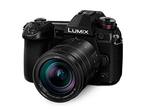 Panasonic Lumix DC-G9LEC-K Cámara Evil de 20.3 MP (20FPS AFC RAW, Estabilizador Óptico de 5 Ejes, Live Mos, 4K Ultra HD, Pantalla Táctil) Kit con Objetivo LEICA 12-60mm / F2.8-F4, Bluetooth, Negro