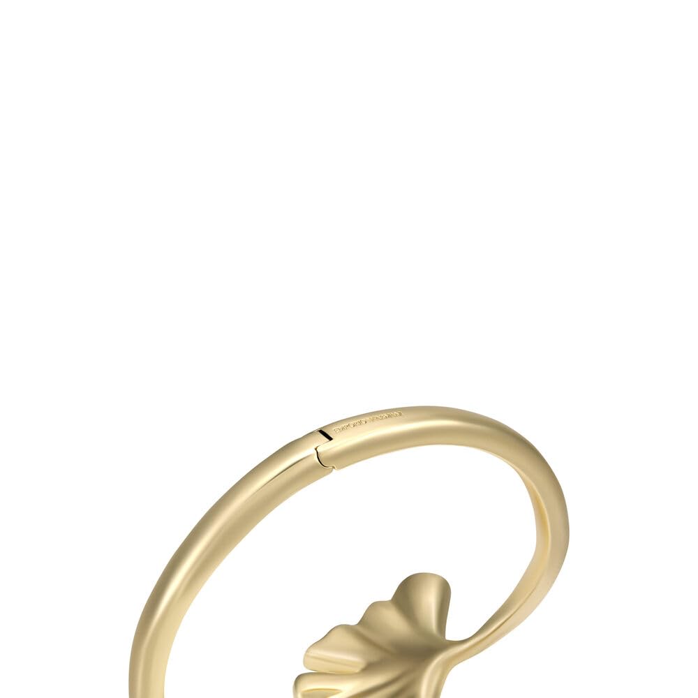 Emporio Armani Pulsera de mujer de latón con brazalete abierto