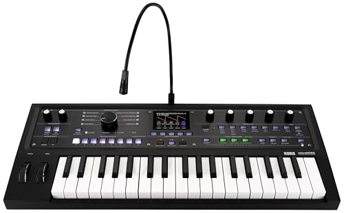 Korg microKORG 2 - Sintetizador analógico de 37 teclas y procesador de voz - edición limitada negra