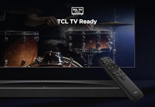 TCL Barra de Sonido Q75H con tecnología RayDanz de 5.1.2ch Dolby Atmos & DTS:X con subwoofer inalámbrico Compatible con HDMI 2.1 y BT 5.3
