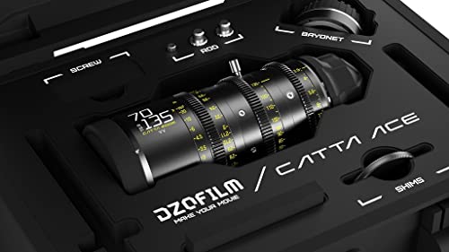DZOFILM Cine Lens Catta Ace Zoom 70-135 T2.9 Negro para Montaje PL/EF (VV/FF) (Caja)