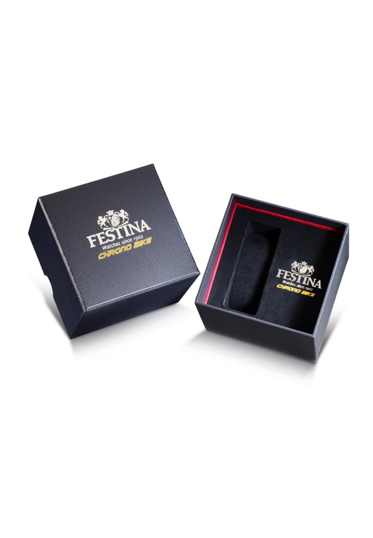 Festina Reloj Hombre F20670/4 Chrono Bike Caja de Acero Inoxidable 316l Plateado Correa de Acero Inoxidable 316l Plateado