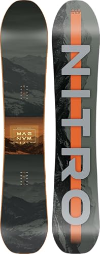 Nitro Tabla de Snowboard para Hombre Magnum BRD '25, Allmountainboard, Directional, CAM-out Camber, All-Terrain, Freeride, Wide, para pies Grandes