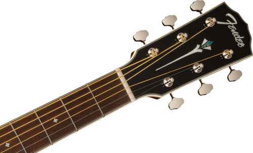 Fender Orquesta PO-220E, diapasón Ovangkol, natural con estuche