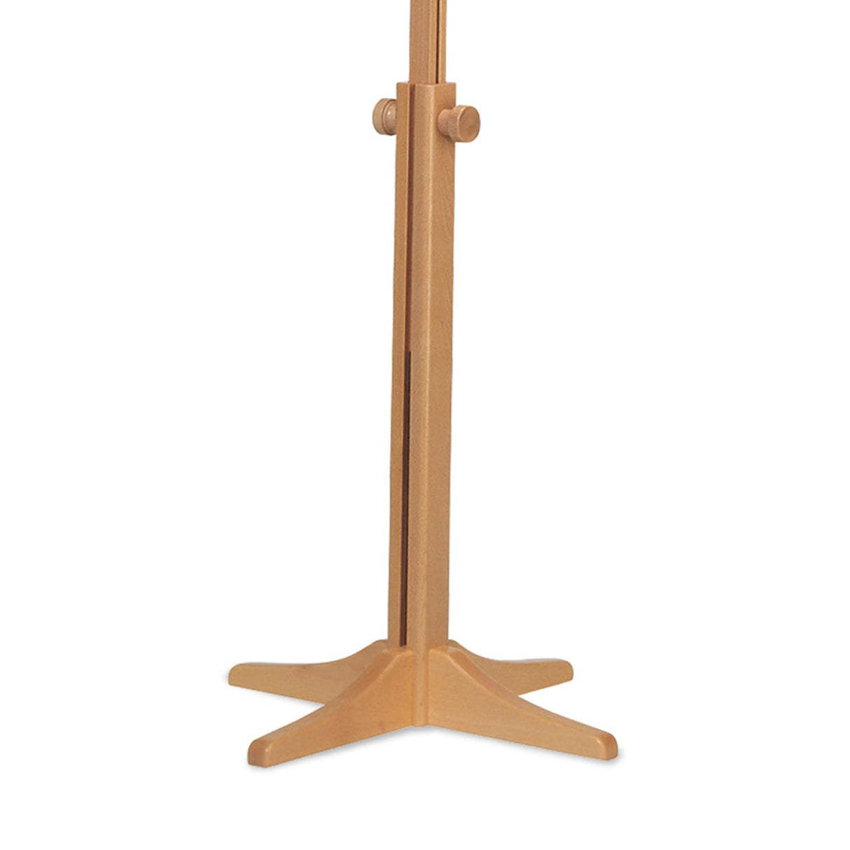K&M 116/1 Atril de madera - madera maciza de haya color natural - atril extensible de 71,5 a 122,5 cm