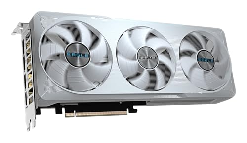 Gigabyte GeForce RTX 5070 Eagle OC Ice SFF 12G Tarjeta Gráfica - 12GB GDDR7, 192 bits, PCI-E 5.0, 2587 MHz Core Clock, 3 x DP 2.1a, 1 x HDMI 2.1b, NVIDIA DLSS 4, GV-N5070EAGLEOC ICE-12GD