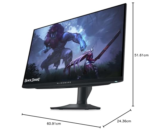 Alienware AW2725DF 27" QHD (2560x1440) Monitor Gaming, 360Hz, QD OLED, 0.03ms, AMD FreeSync Premium Pro, 99.3% DCI-P3, HDR400, USB-C, 2X DisplayPort, HDMI, 4X USB, 3 Años de Garantía