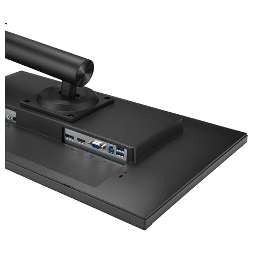 ASUS VA24DQFS Monitor profesional de 24 Pulgadas, IPS, Full HD, sin marco, 100 Hz, Adaptive-Sync, MPRT de 1 ms, HDMI, DisplayPort, VGA, luz azul baja, antiparpadeo, diseño ergonómico, montaje en pared