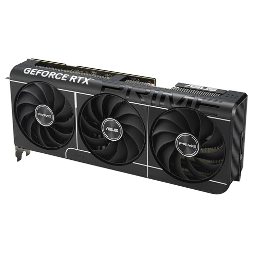 ASUS Prime GeForce RTX 5070 Ti 16GB GDDR7 OC Edition Tarjeta gráfica Compatible con SFF (PCIe 5.0, 16GB GDDR7, HDMI/DP 2.1, 2.5 Ranuras, Ventiladores Axial-Tech, BIOS Dual)