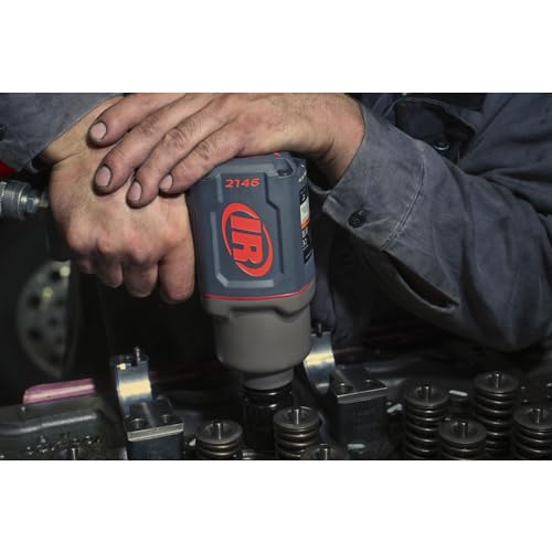 Ingersoll-Rand 2146Q1MAX Llave de Impacto Neumática 3/4 Pulgada - 2700 Nm Par de Tuerca, Ligera 3,5 kg - Tecnología Silenciosa y Control Óptimo