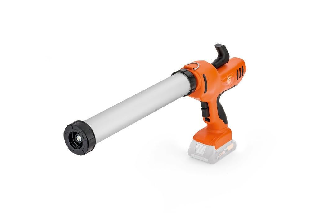 FEIN Pistola de silicona a batería AKP 18-600 para una colocación rápida y precisa de materiales de juntas y masas adhesivas. Compatible con baterías AMPShare/Bosch18 V, sin baterías y cargador