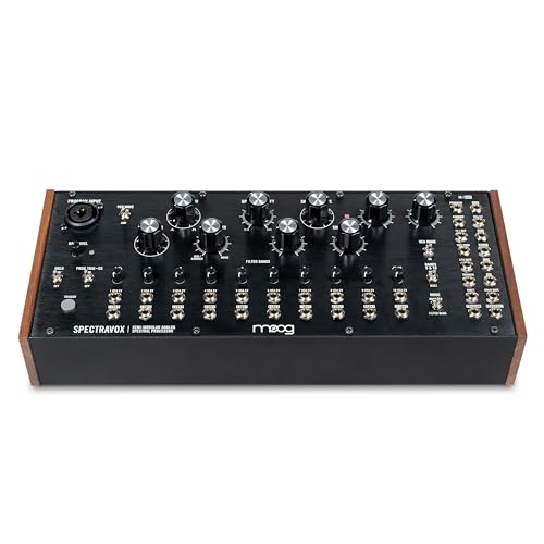MOOG Spectravox - procesador espectral analógico semimodular con banco de filtros CV/vocoder, oscilador controlado por voltaje y salida de auriculares