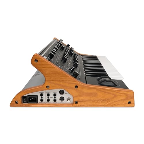 MOOG Subsequent 37 - Sintetizador analógico parafónico y teclado MIDI con 37 teclas semicontrapesadas, ampli de auriculares, 256 presets y editor de software