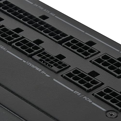 Silverstone SST-DA1000R-GM - Cybenetics Gold 1000W PCIe 5.0 Fuente de alimentación Completamente Modular, Ventilador FDB Ultra silencioso de 135 mm con función Semi-fanless