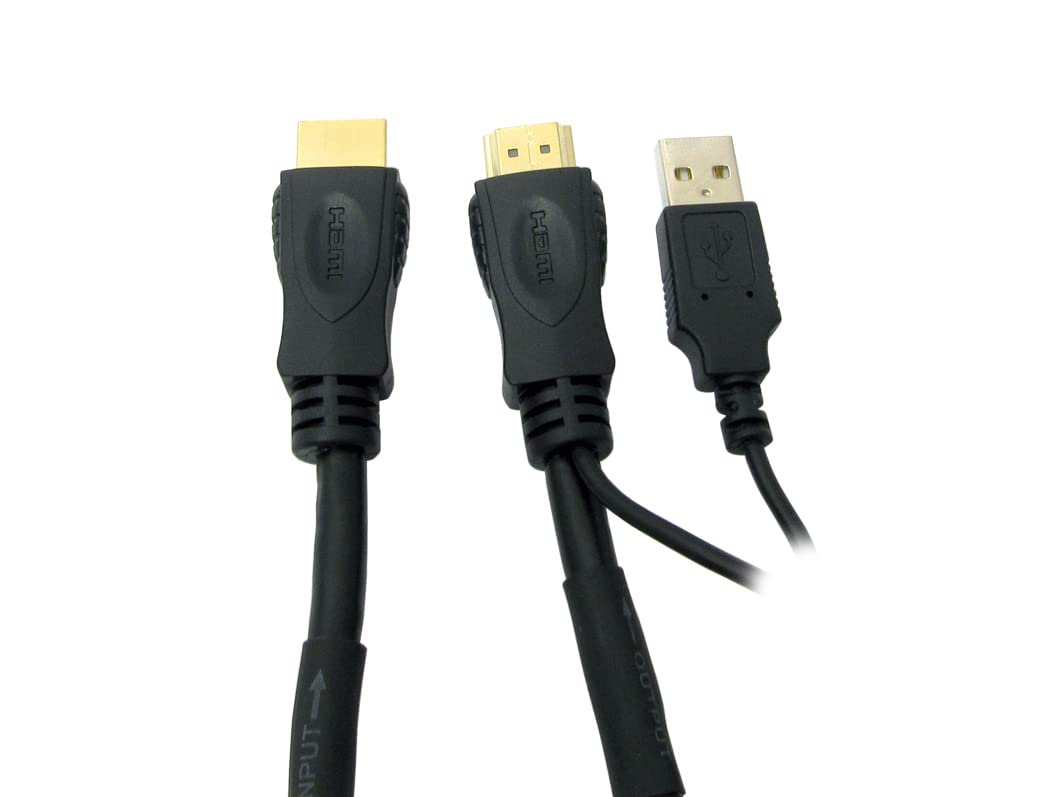 RS PRO Cable HDMI A HDMI macho B HDMI macho 1080p max, 50 m, color negro