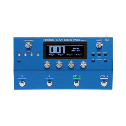 Sintetizador de guitarra BOSS GM-800 | Sofisticado sintetizador de guitarra y bajo con nueva interfaz Serial GK | Generador de sonido ZEN-Core avanzado | Potente proceso mediante Scenes