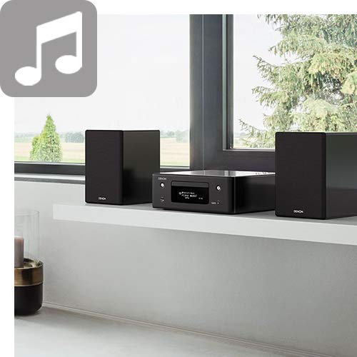 Denon Ceol/N10 - Microcadena con conexión en red, color gris