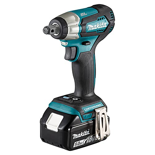 Makita DTW181RTE Llave De Impacto Bl 18V Lxt 180Nm 1/2" 5.0Ah, Multicolor
