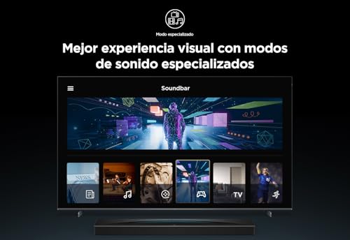 TCL Barra de Sonido Q85H 7.1.4ch tecnología RayDanz Dolby Atmos & DTS:X con subwoofer inalámbrico y Altavoces Traseros compatibles con HDMI 2.1 y BT 5.3