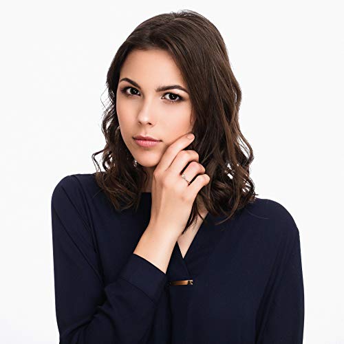Orphelia Mujer 18 k (750) oro blanco redondo blanco diamante
