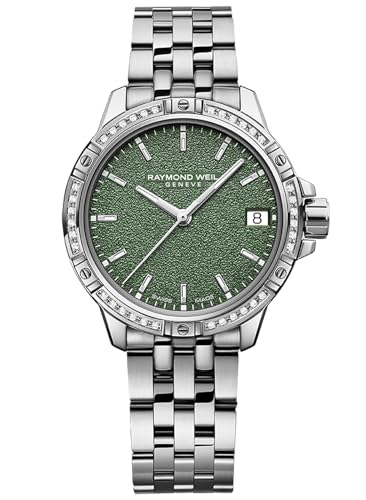 Raymond Weil Reloj Analógico para Mujer'S de Cuarzo Suizo con Correa en Acero Inoxidable 5960-STS-52061