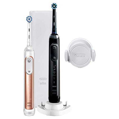 Oral-B Power Genius 10900S Éctrico Cepillos De Dientes De Oro Rosa Y Negro Accionado 890 g