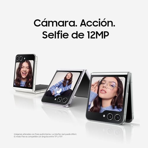 Samsung Galaxy Z Flip5, 512 GB + Cargador 45W - Teléfono Móvil Plegable con IA, Smartphone Android Libre, 8GB de RAM, Diseño Plegable, Gris (Versión Española)