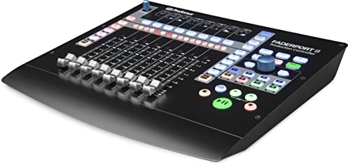 PreSonus FaderPort 8, Controlador de Mezcla DAW para Producción Musical con Suite de Plug-Ins Studio Magic, DAW Studio One Artist, Paquete de Software para Grabación, Difusión y Podcasting