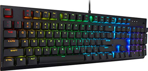 Corsair Compatible con K60 RGB Pro de bajo Perfil para Juegos Tastatur, RGB LED - Negro