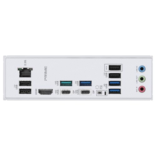 ASUS Prime X870-P - Placa Base AMD ATX, 14+2+1(80A) etapas de alimentación, PCIe 5.0 x16 Compatible con GPU de última generación, 4X M.2, DDR5, PCIe Q-Release