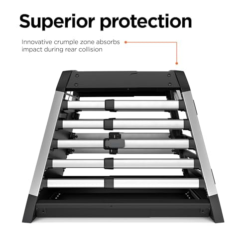 Thule Allax - Caja de Transporte para Perros, para Coche, Color Negro y Aluminio M